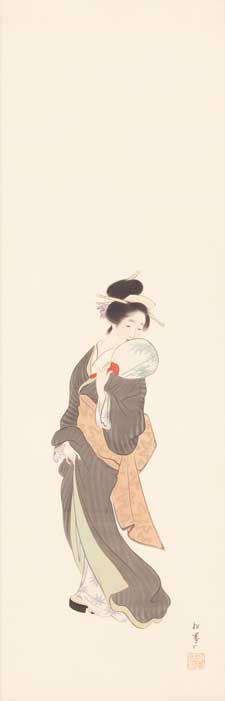 上村松園
美人納涼図
大正時代