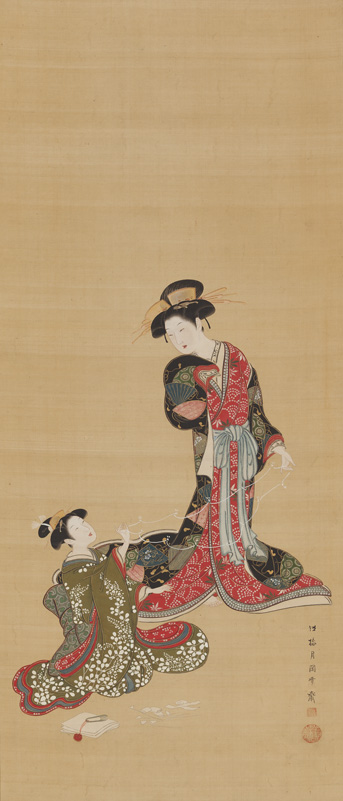 月岡雪斎
美人遊戯