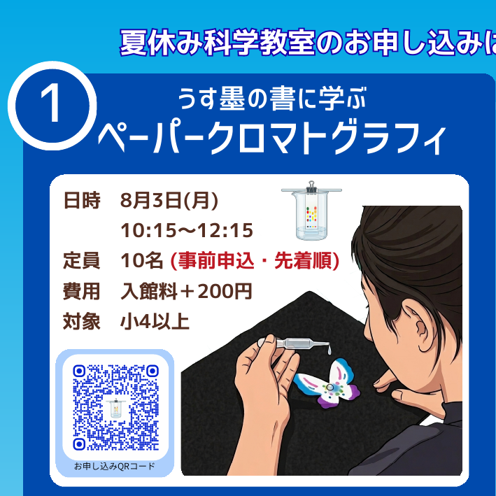 うす墨の書に学ぶペーパークロマトグラフィ